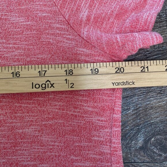 Soft Surroundings Womens Maxi Jersey Knit Dress Sz PL Pink Cold Shoulder Travel - Picture 8 of 9